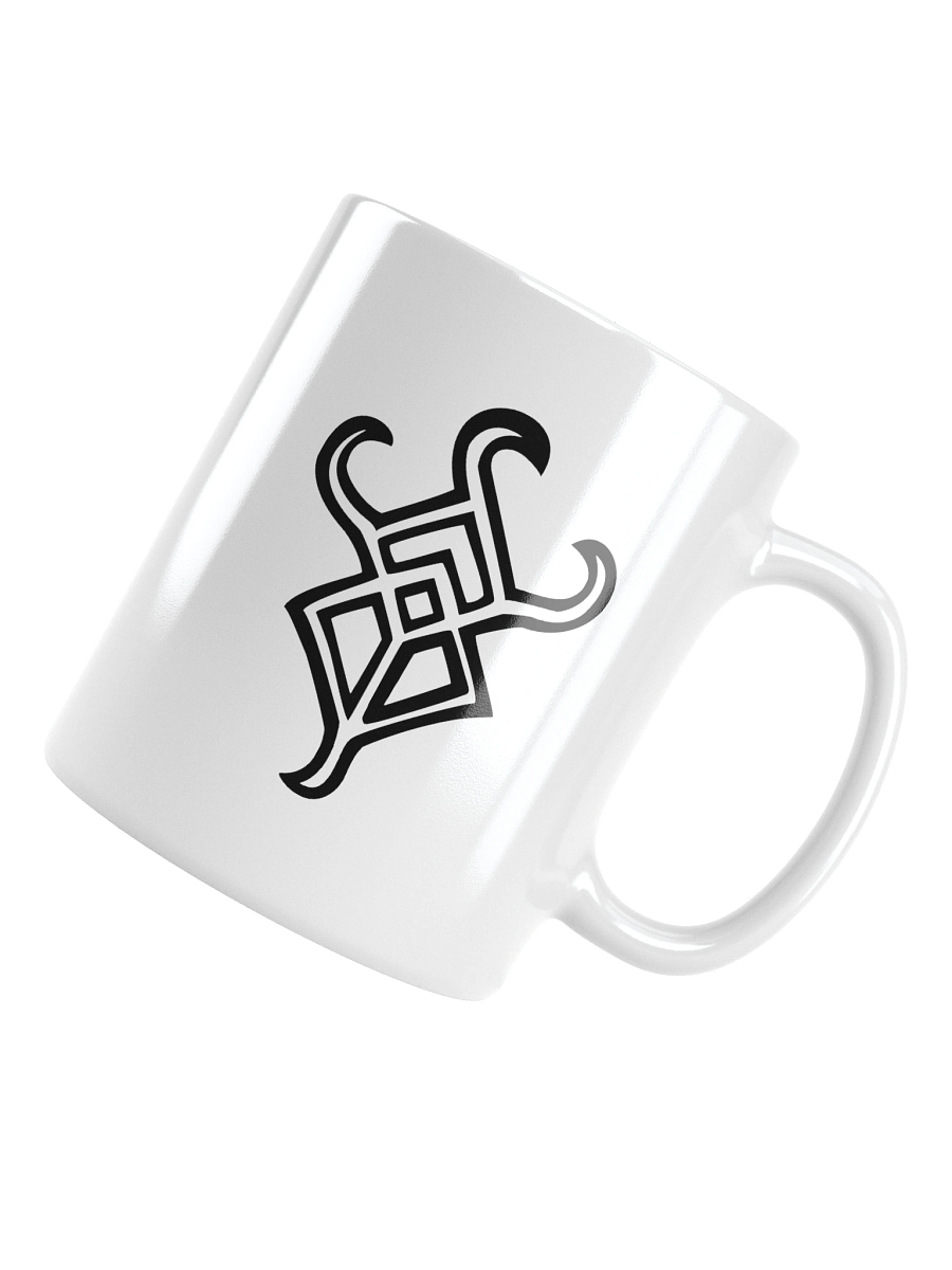 White Mug - Whispers Untamed Logo (Black) product image (10)