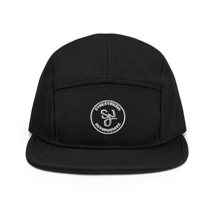 Syn White Circle Black CottonBack Hat product image (2)