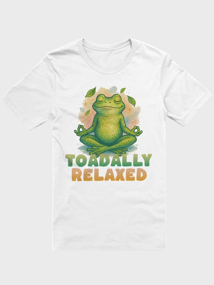 Toadally Relaxed Frog - Yoga T-Shirt product image (1)