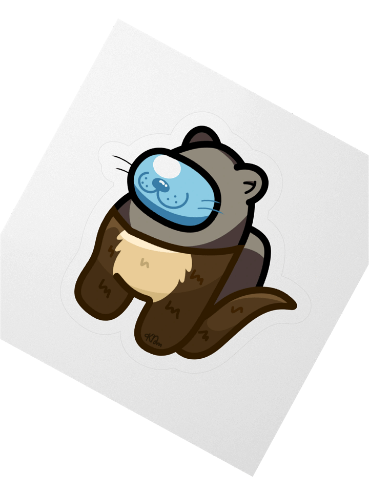 Otter Bean Body Sticker product image (4)