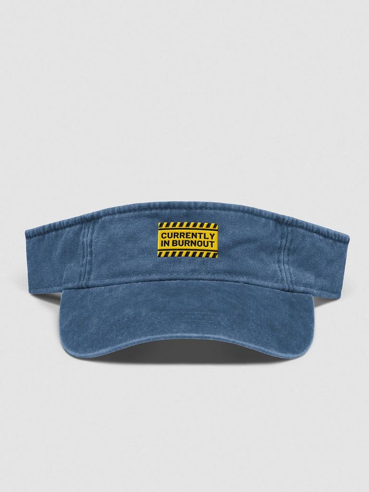 CURRENTLY IN BURNOUT denim visor product image (1)
