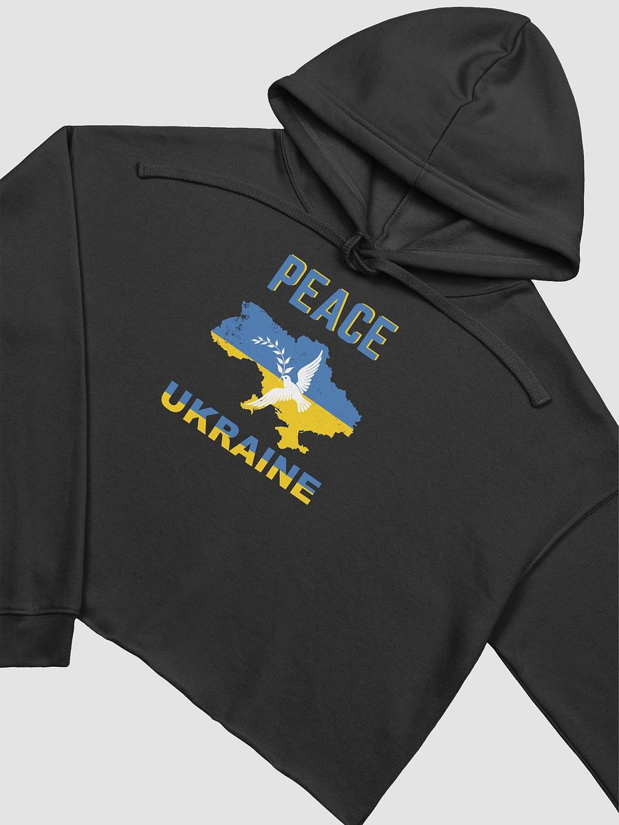 Peace in Ukraine Crop Hoodie product image (3)