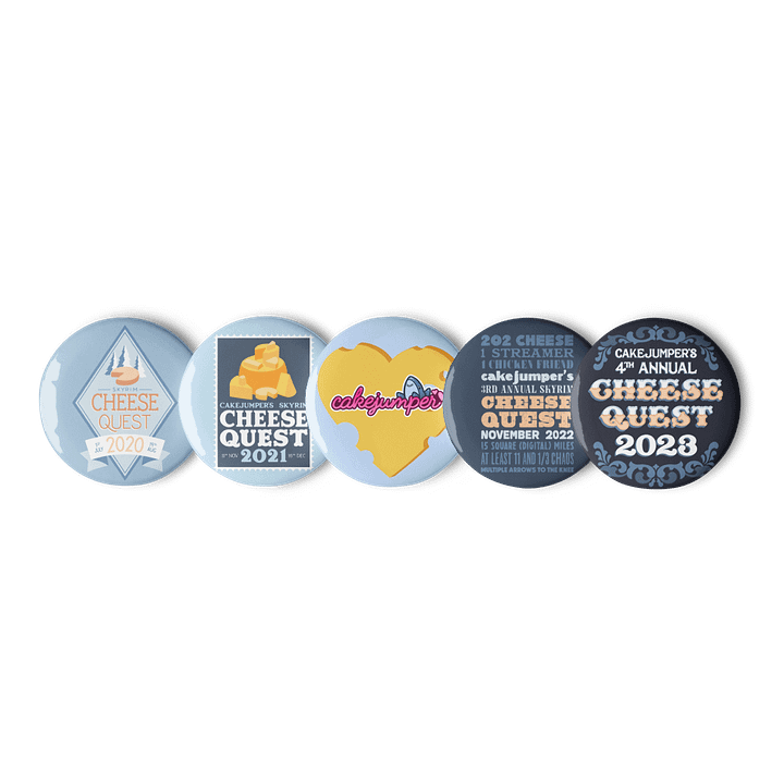 Cheese Quest 4 Year Badge set product image (3)