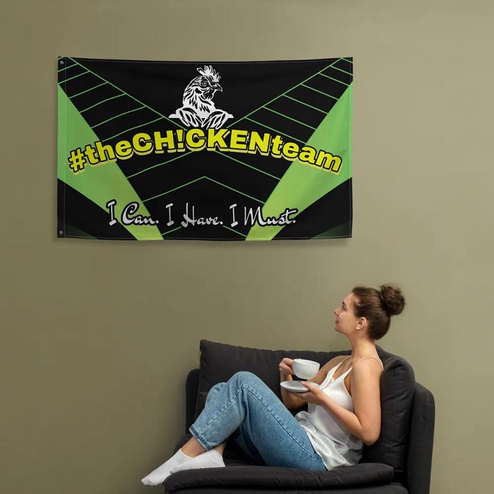 Official #theCH!CKENteam flag product image (2)