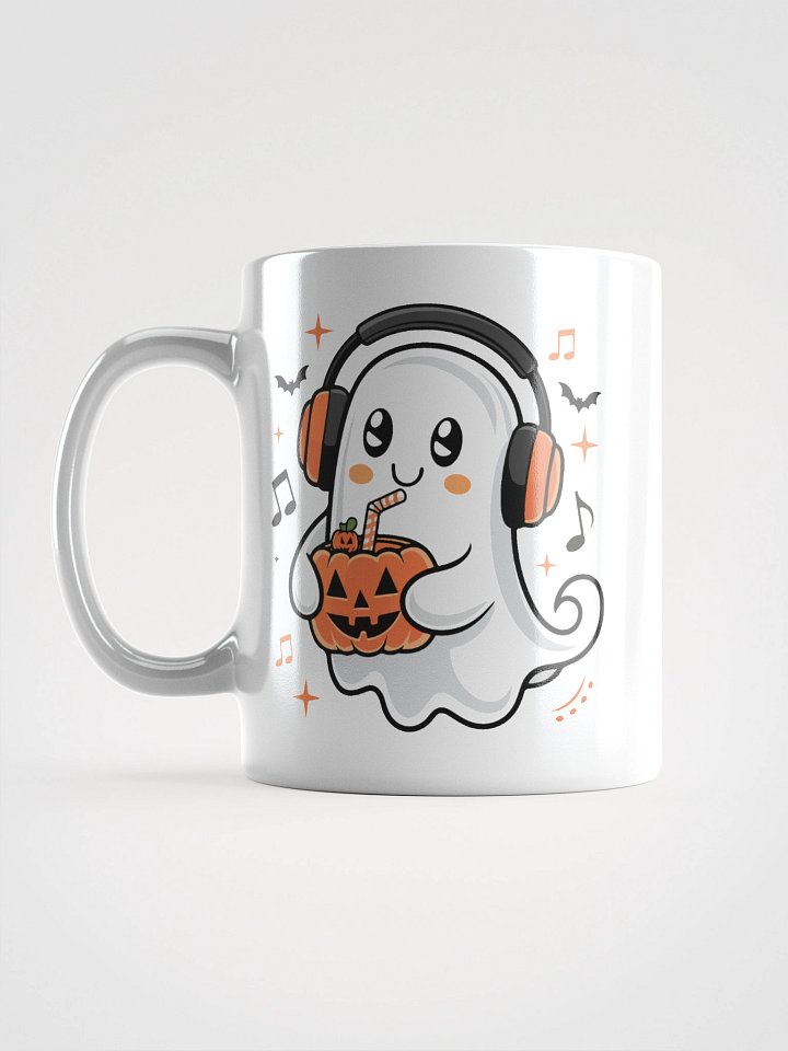 Groovin’ Ghost Halloween Mug – Cute Ghost Coffee Cup for Spooky Season Vibes product image (3)