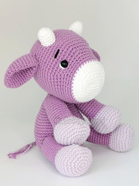 UK Pattern - Amigurumi Crochet Cow product image (4)