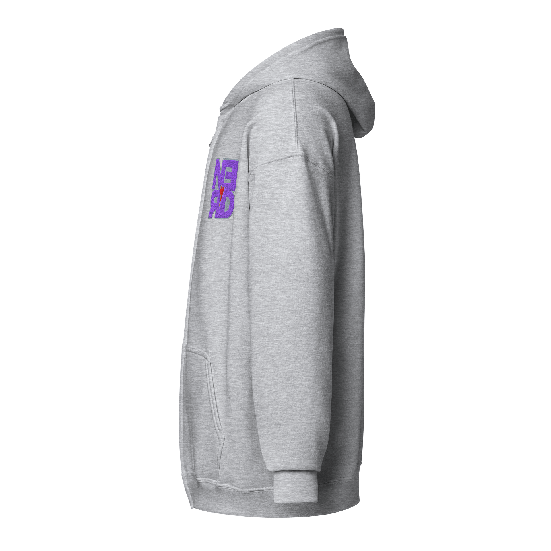 Nerd Heart Embroidered Zip Hoodie (Streamer Edition) product image (19)