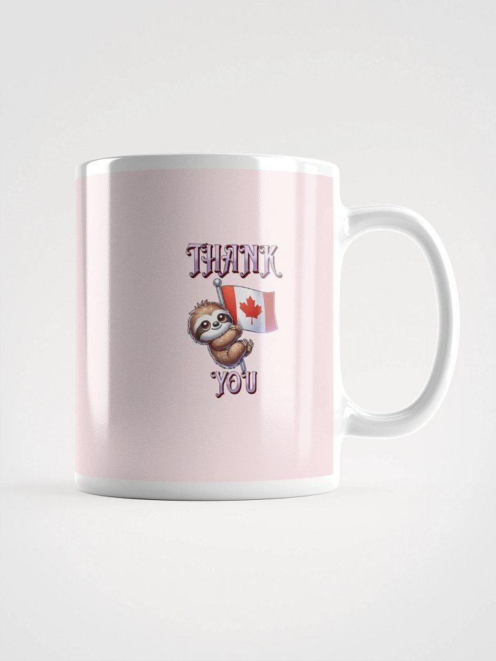 THANK YOU SLOTH CANADA FLAG product image (1)