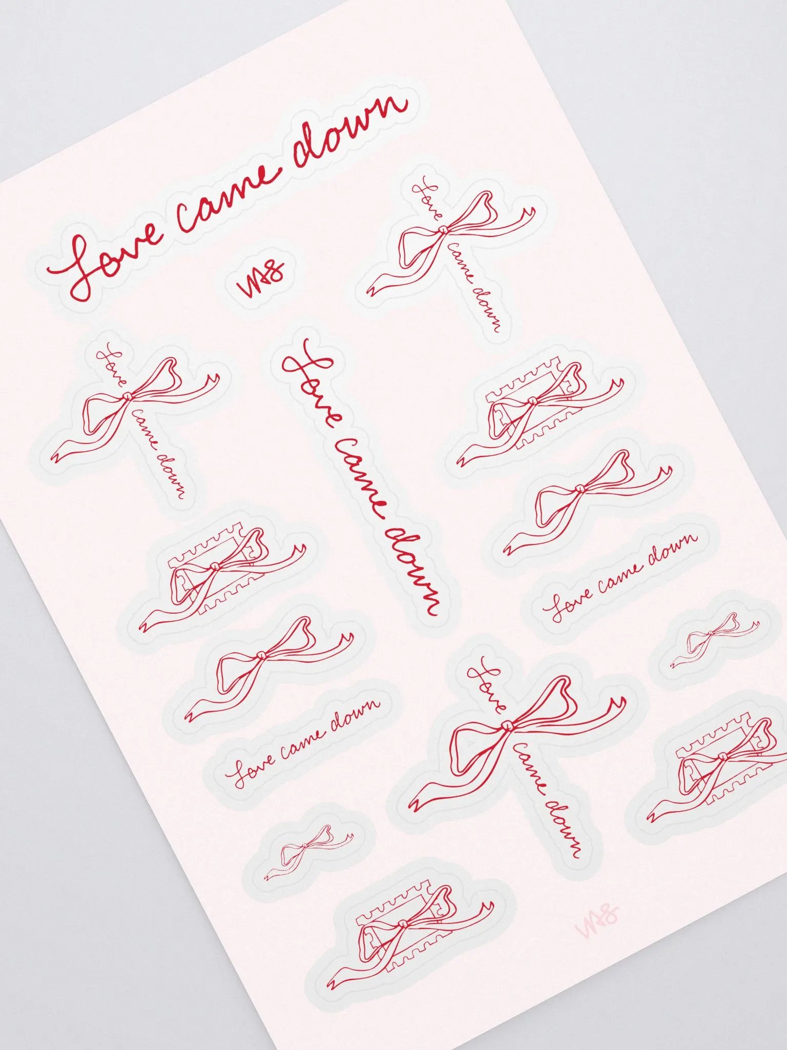 Love Came Down (Sticker Sheet) product image (1)