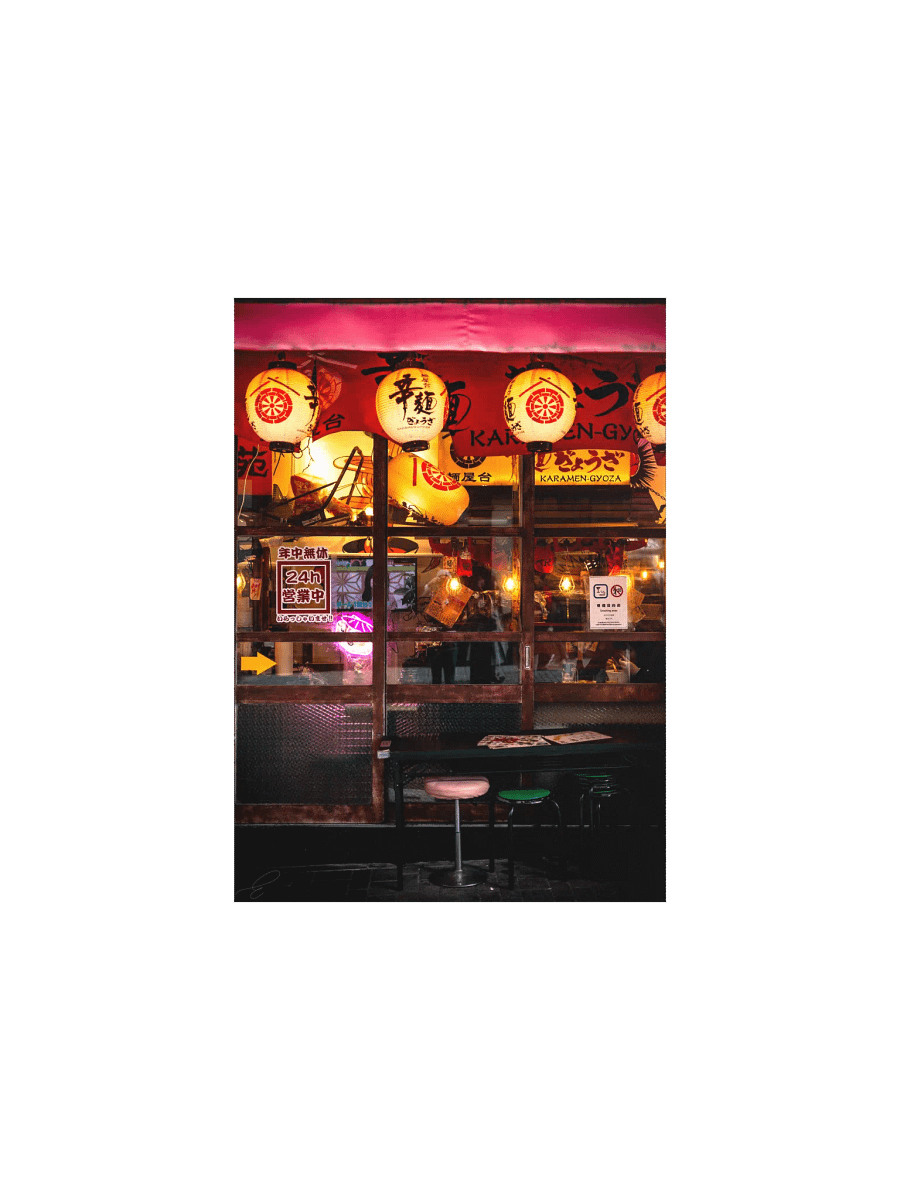 Outdoor Seating - Japan - Fine Art Print Poster product image (4)