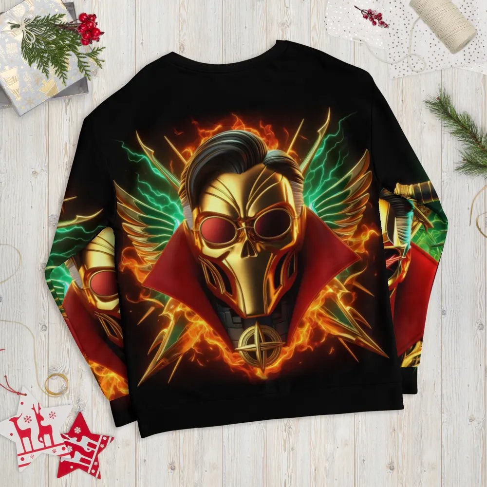 Silver Robot-Skull Face - Unisex Sweatshirt #40 product image (11)