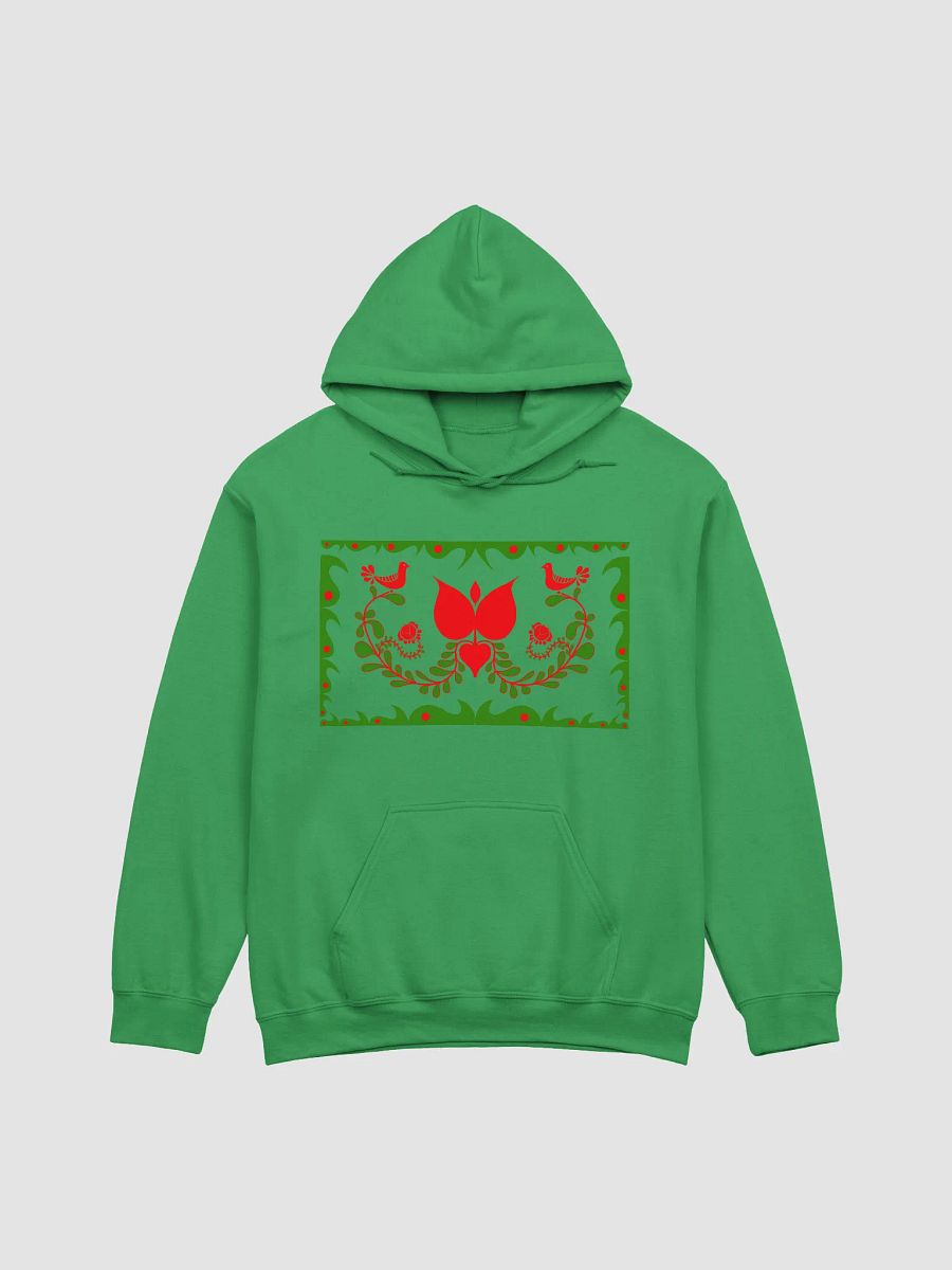 Hungarian Folk Art Green Harmony Hoodie product image (1)