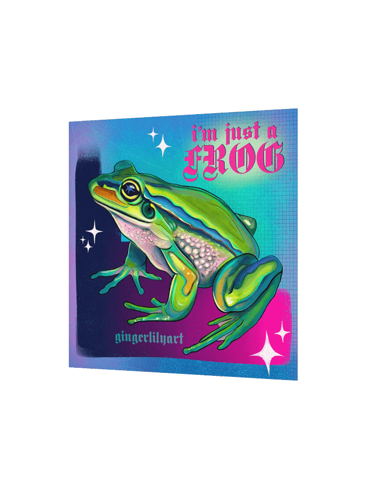 i'm just a frog print product image (4)