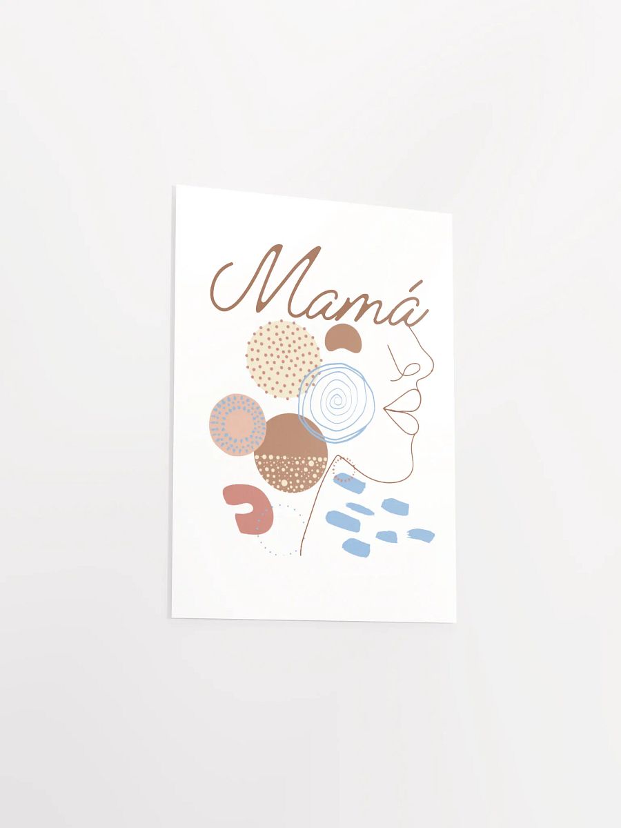 Mamá Boho Mothers Day Design Spots paper poster product image (3)