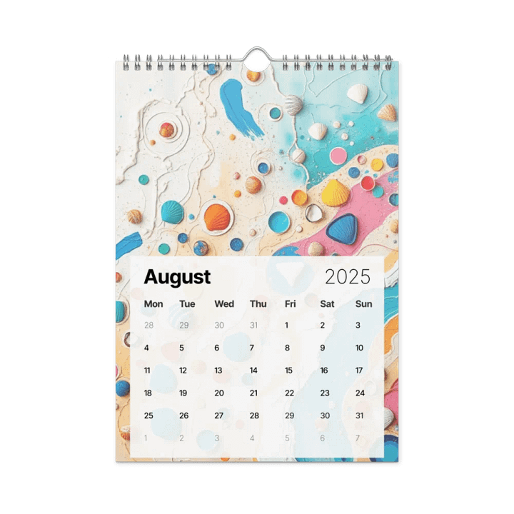 ART ABSTRACT WALL CALENDAR 2025 product image (2)