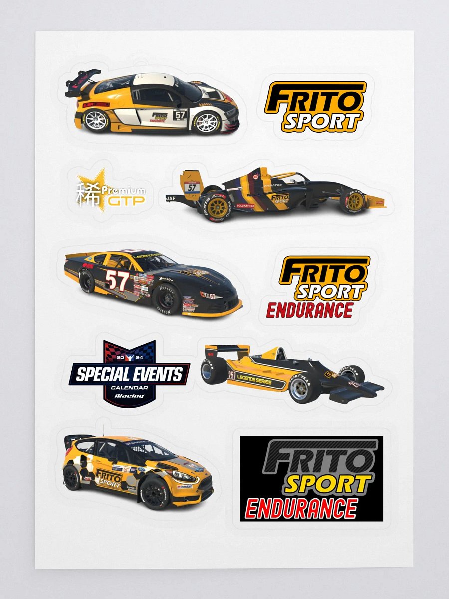 Fritosport Sim Sticker sheet product image (3)
