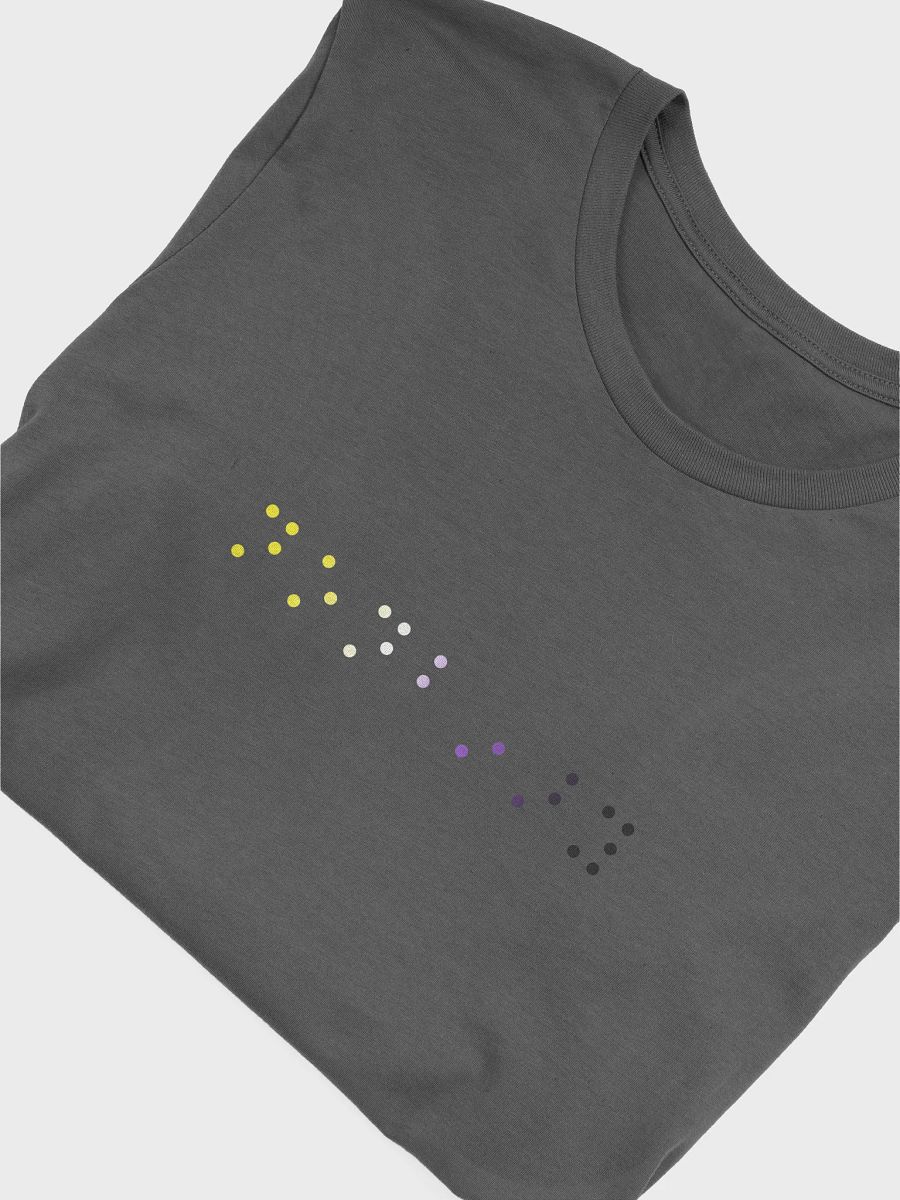 nonbinary contracted braille t-shirt product image (5)