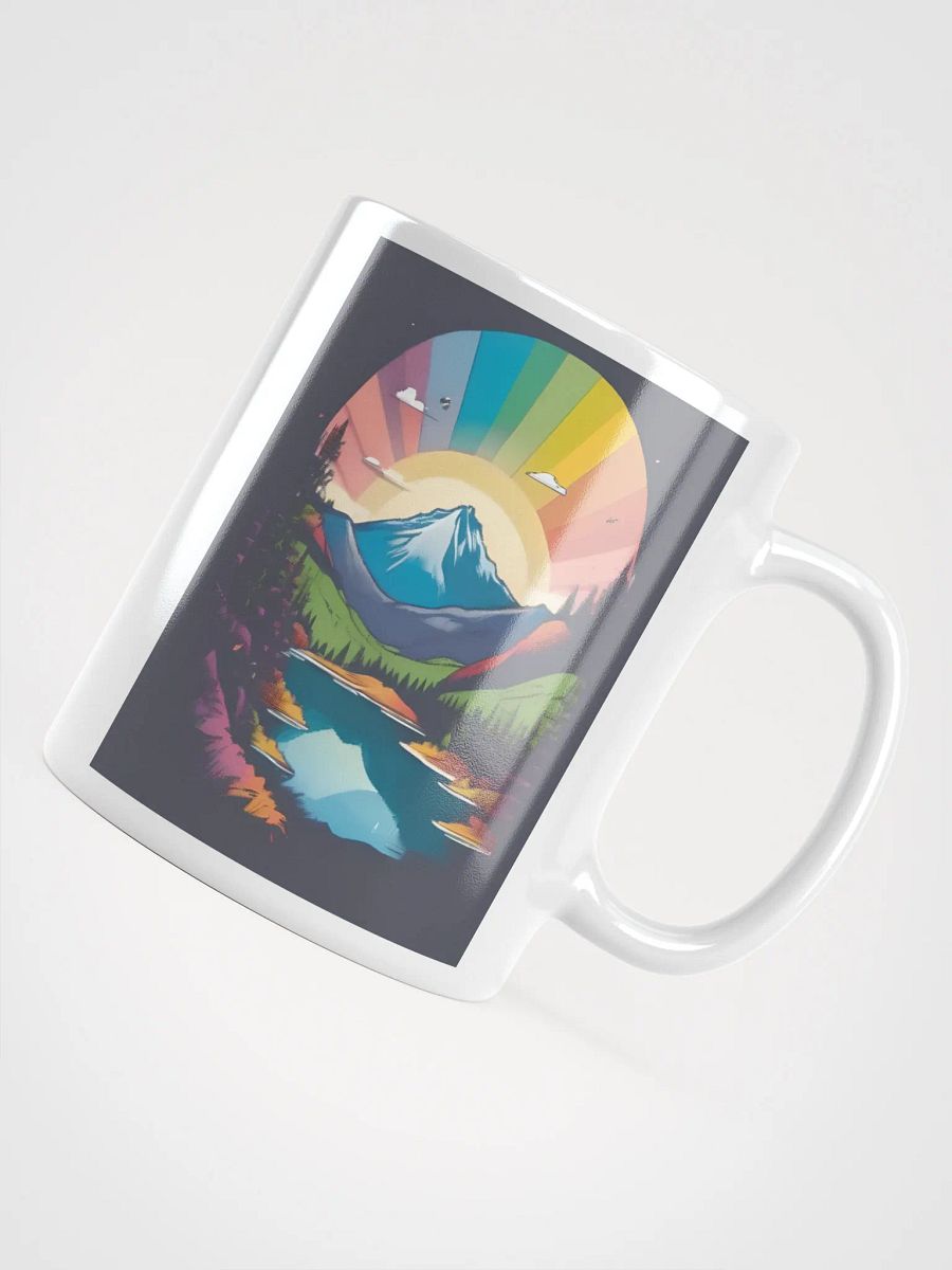 Mountain smile White Glossy Mug product image (4)