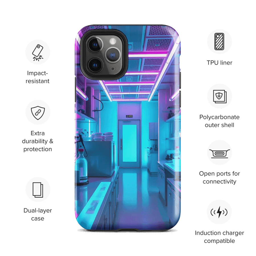 Cyan Circuitry - iPhone Tough Case product image (28)