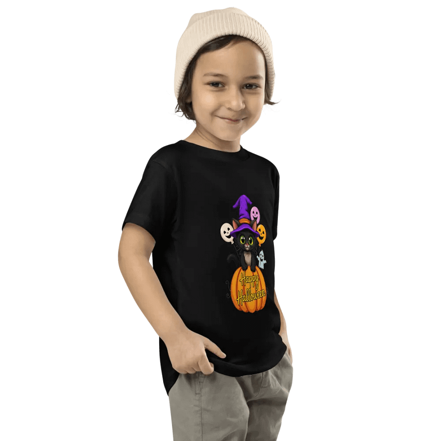 Witchy Sitting Pumpkin Cat T-shirt product image (8)