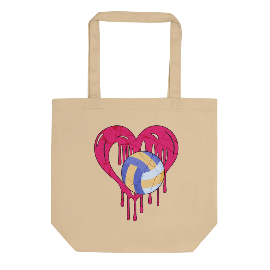 Heart Volleyball Melting Love Eco Tote product image (1)