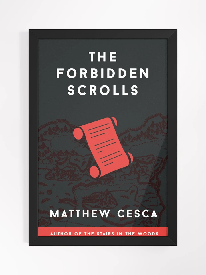The Forbidden Scrolls Book Framed Cover Poster product image (6)