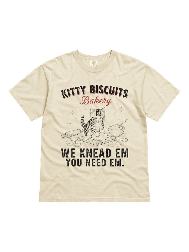 Kitty Biscuits Bakery | Comfort Colors® Vintage Cat Tee product image (2)