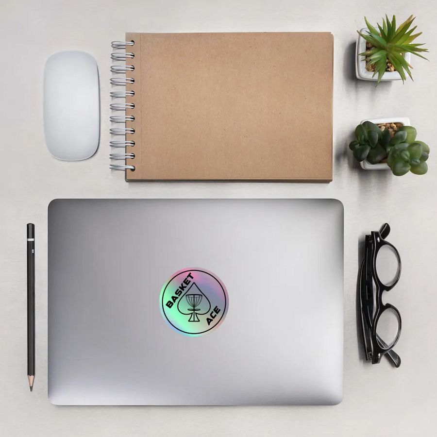 Basket Ace (Circle) Holographic Sticker product image (13)