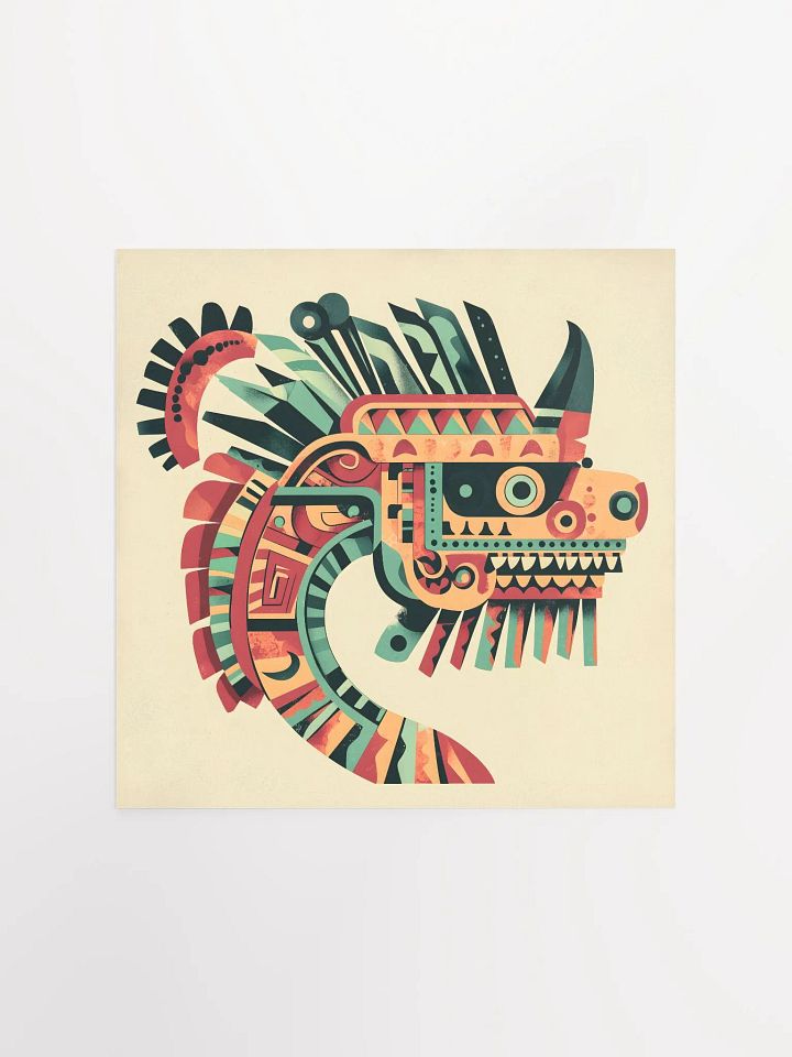Quetzalcoatl Aztec Poster Art product image (2)