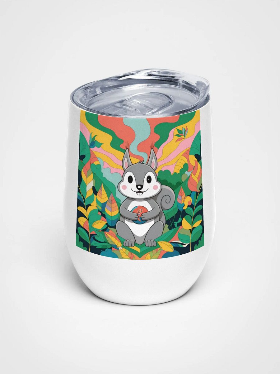 Whimsical Nutty Adventure Wine Tumbler product image (1)