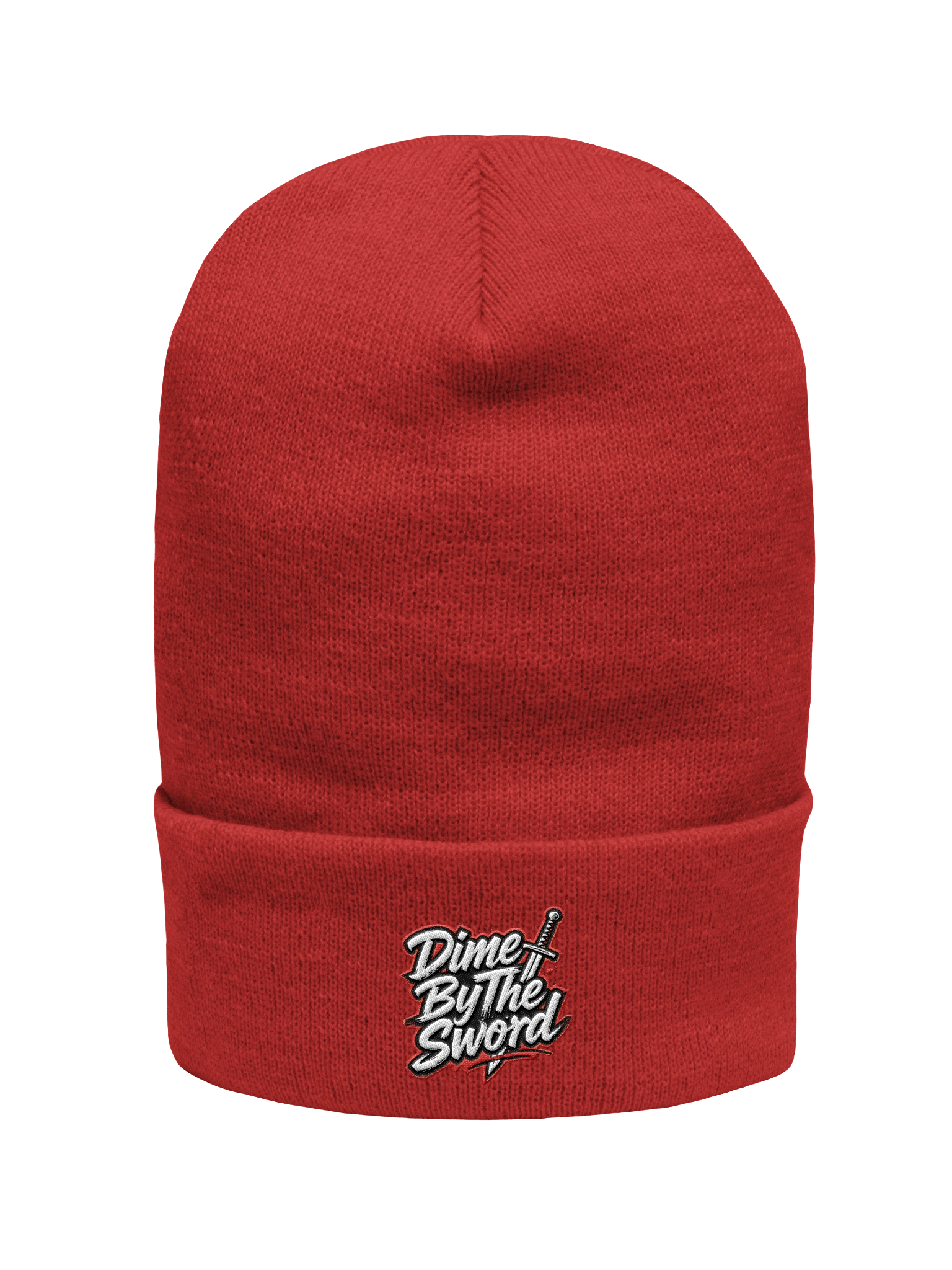 DBTS Cuffed Beanie - Sword x Sword Logo (Red) product image (1)