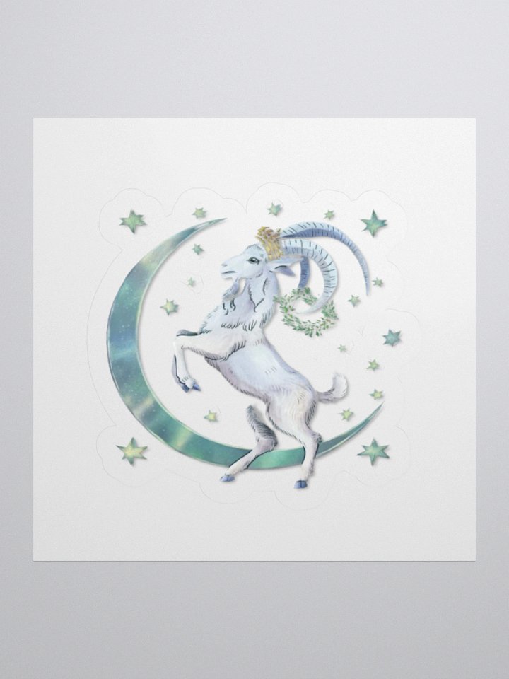 Capricorn Celestial Goat Sticker product image (1)