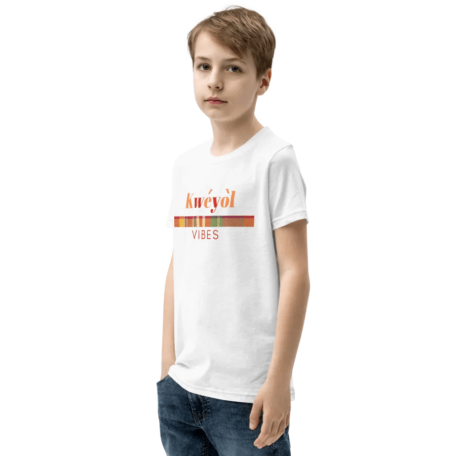 Kwéyòl Vibes Youth T-Shirt product image (90)