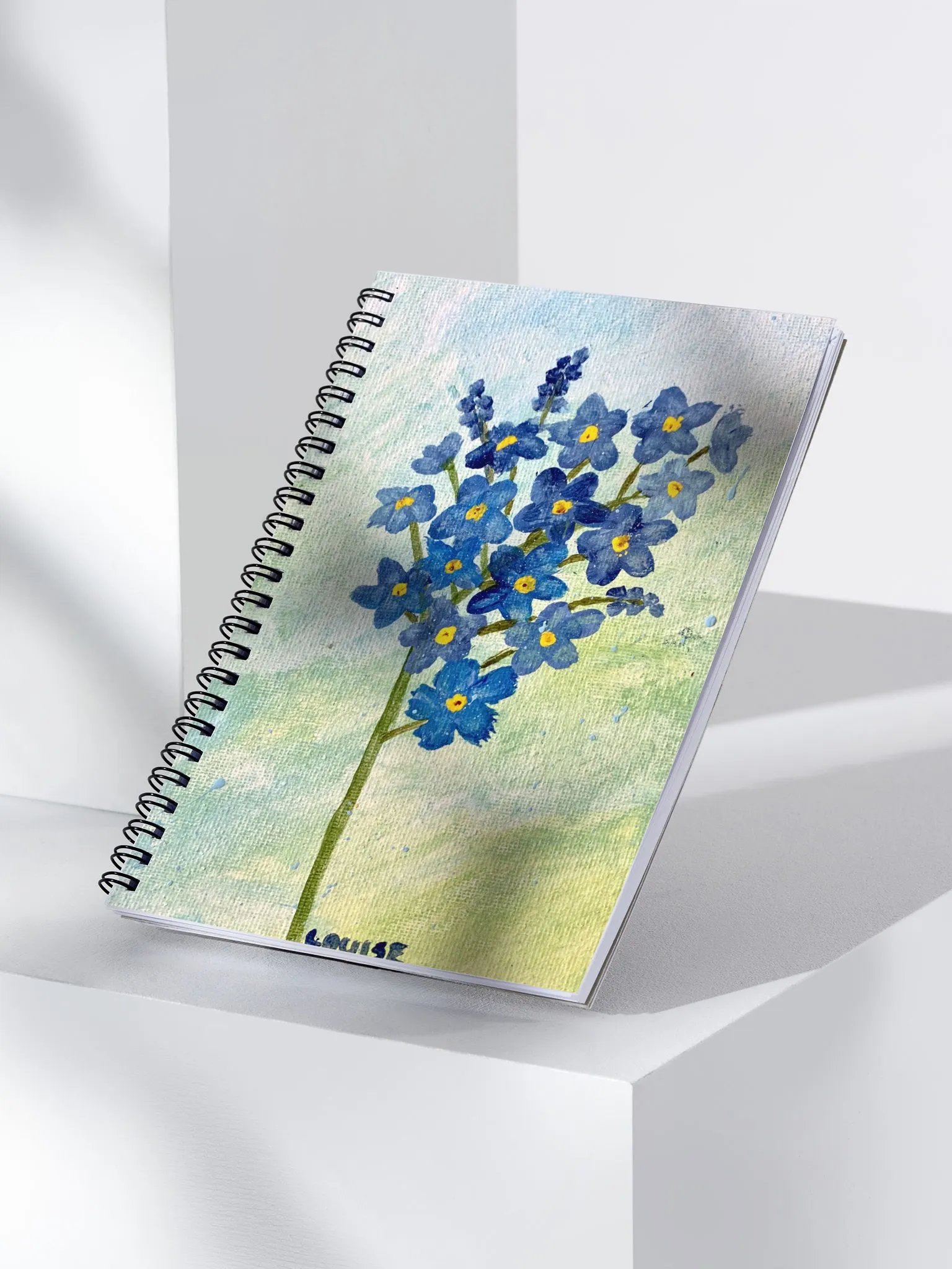 Forget-Me-Not Spiral Notebook product image (3)
