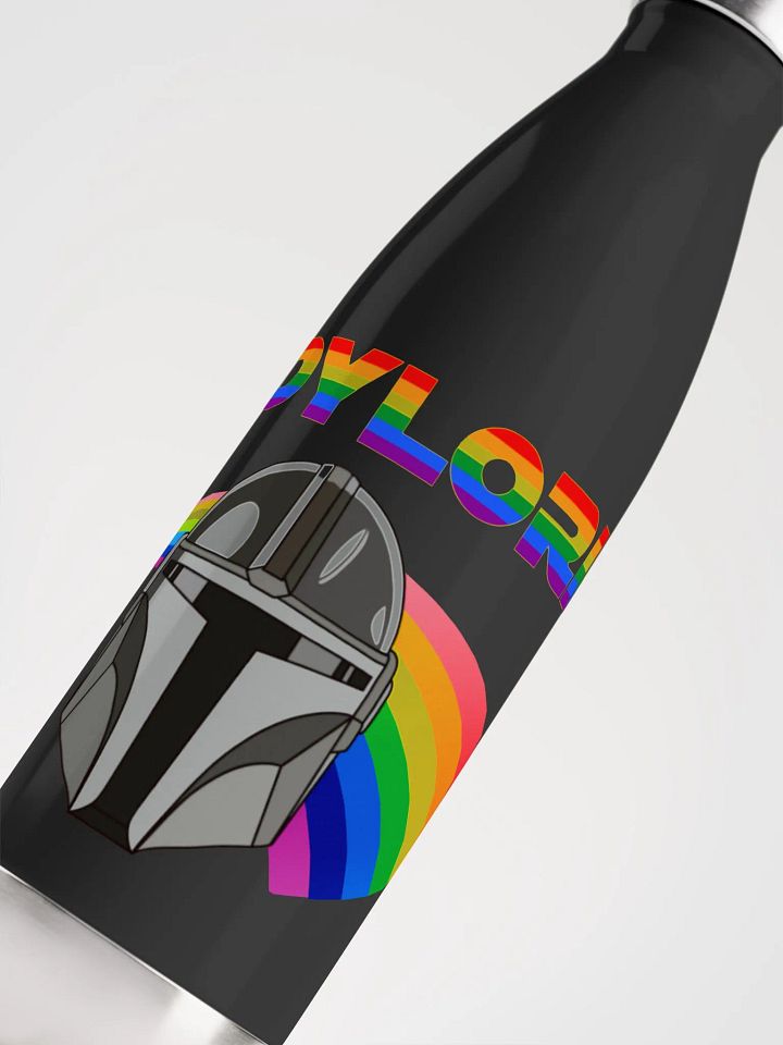 Mandylorian PRIDE Rainbow waterbottle product image (1)