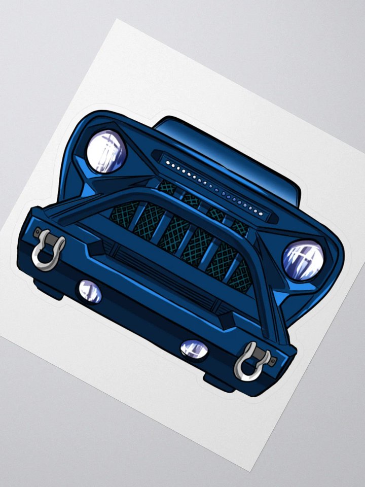 Blue Jeep Sticker product image (5)