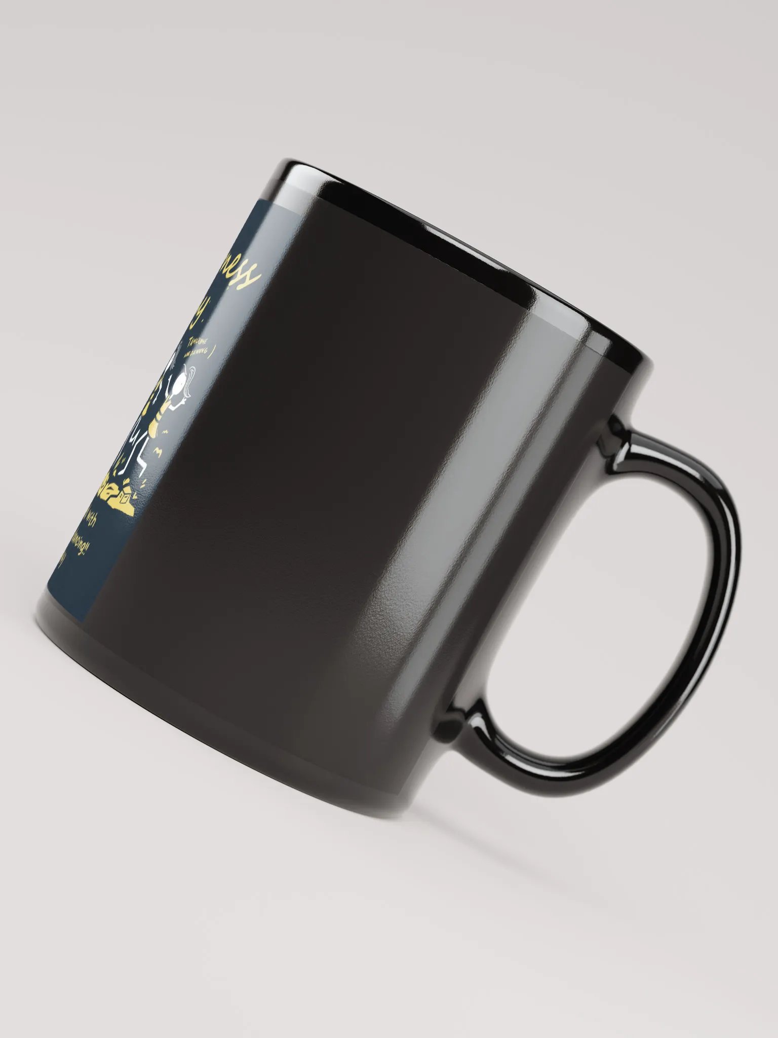 Black Wilderness Army Tambourine Dance Glossy Mug product image (4)