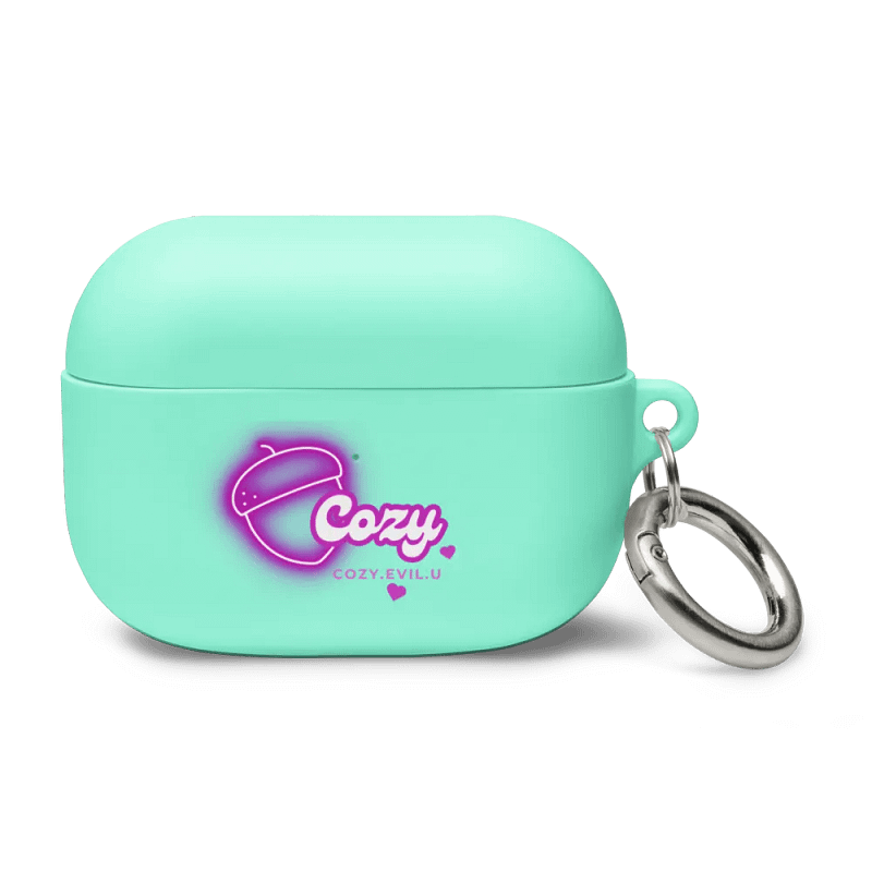 Mint Cozy AirPods Case