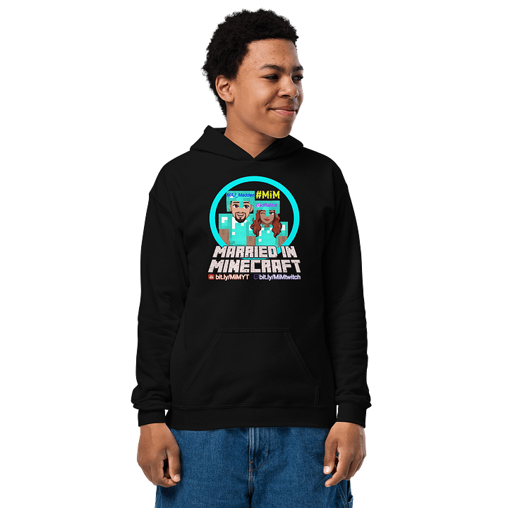 IronPanthers Youth Minecraft Hoodie product image (1)