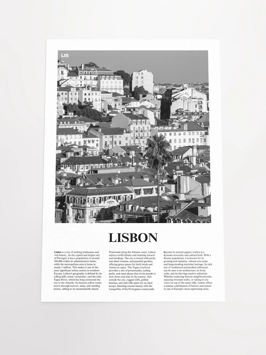 Lisbon 04 Newspaper Poster product image (5)