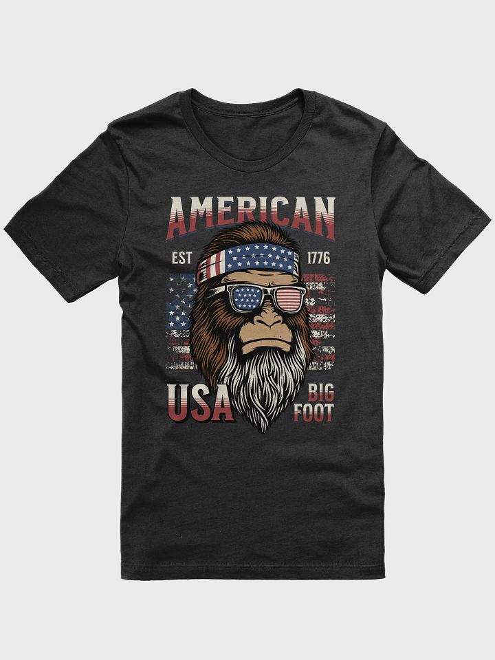 Big foot shirt, retro sasquatch Tshirt, funny monster tee product image (1)