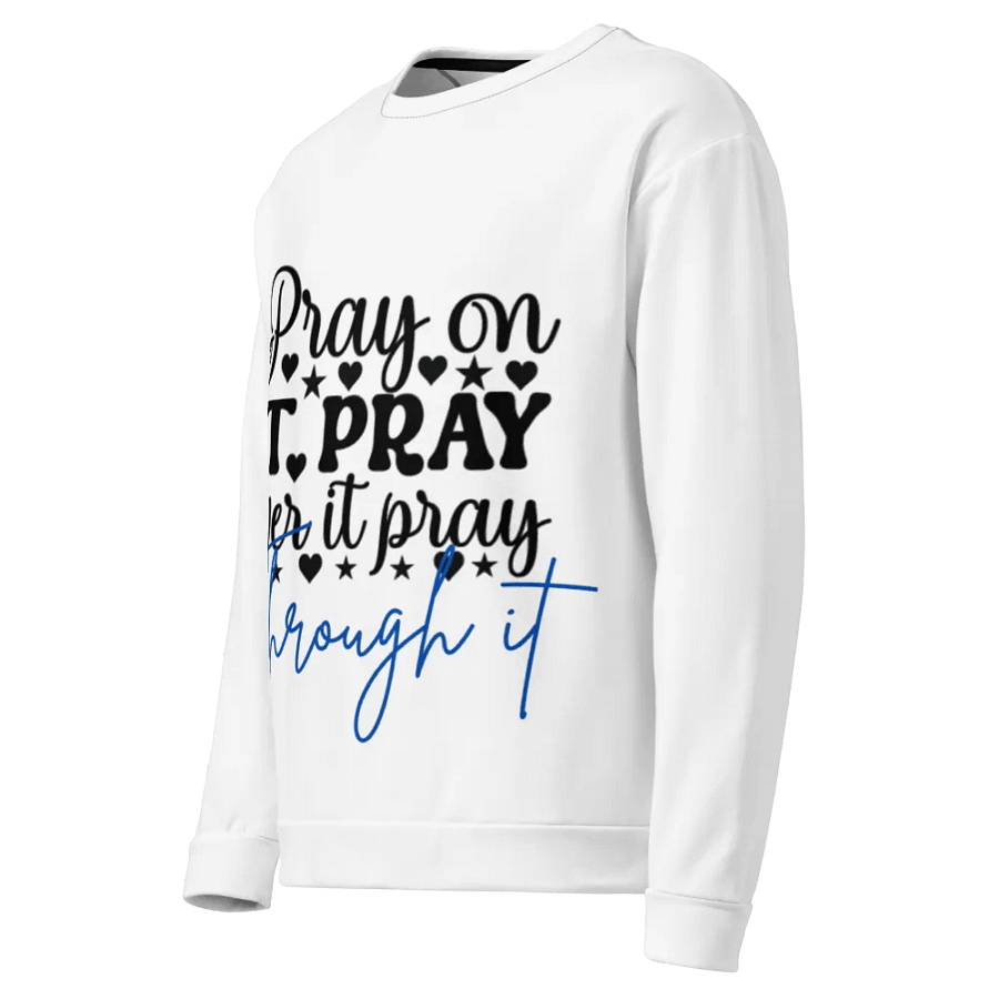 Thoughtful Through All-Over Print Sweatshirt product image (3)