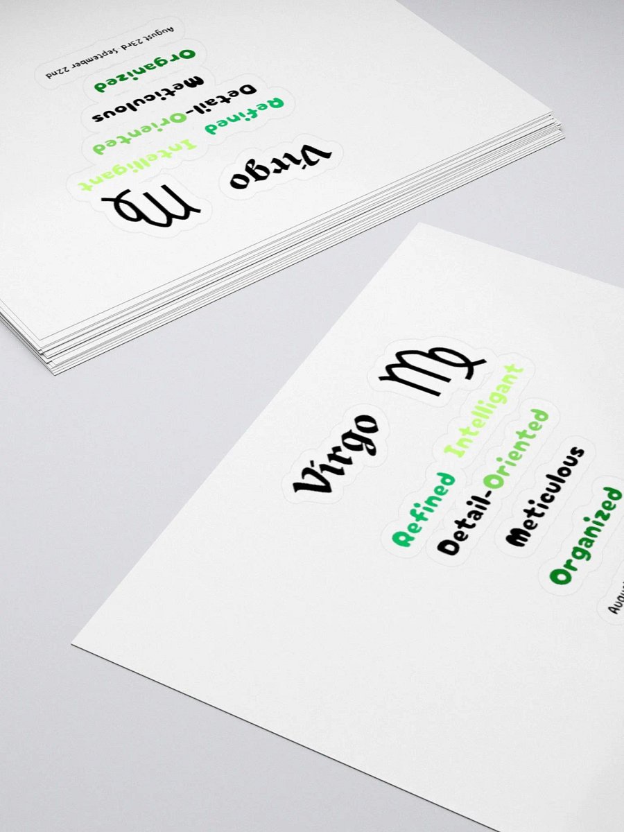 Virgo Stickers product image (10)