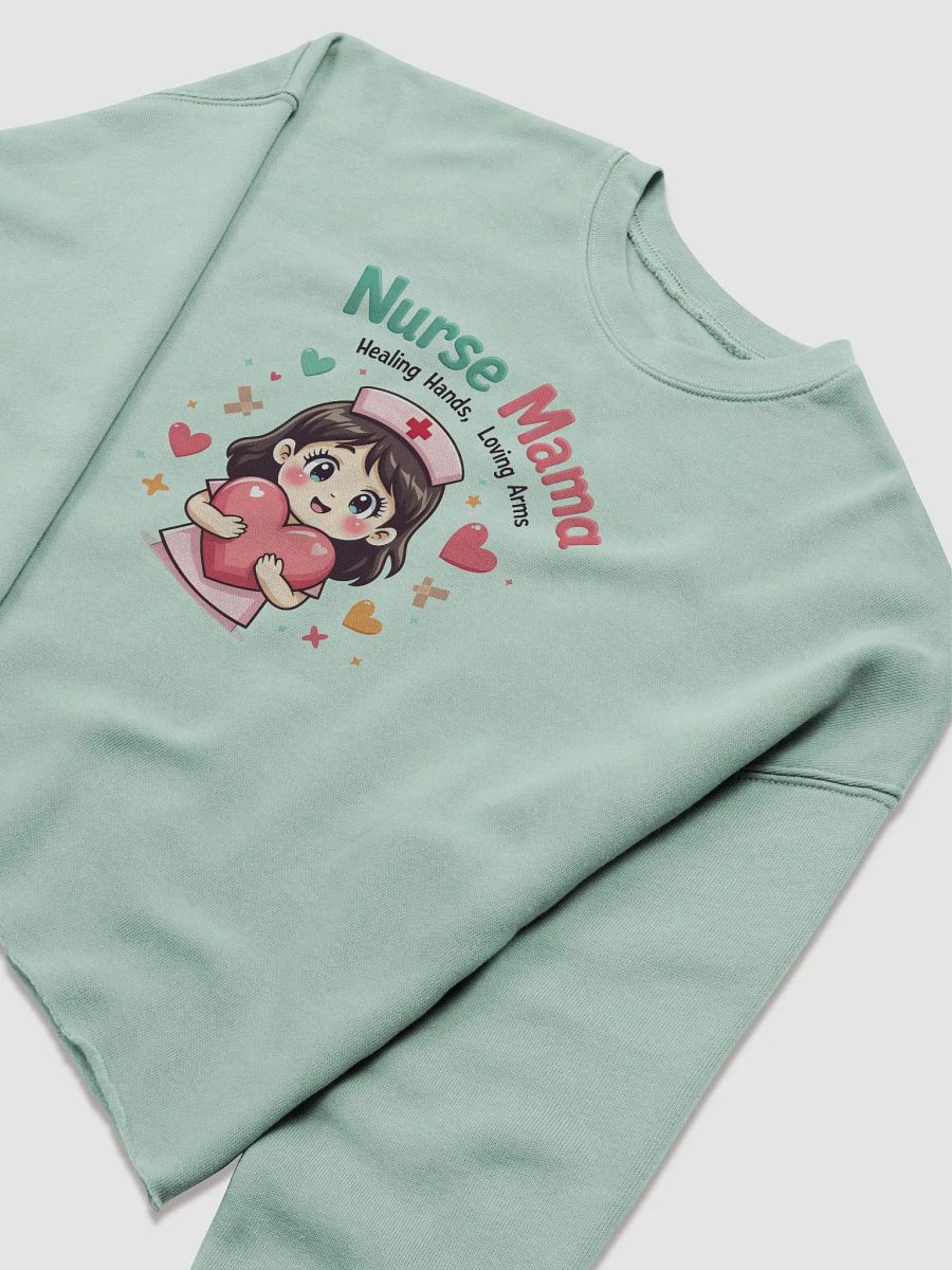 Nurse Mama Fleece Crop Sweatshirt product image (14)