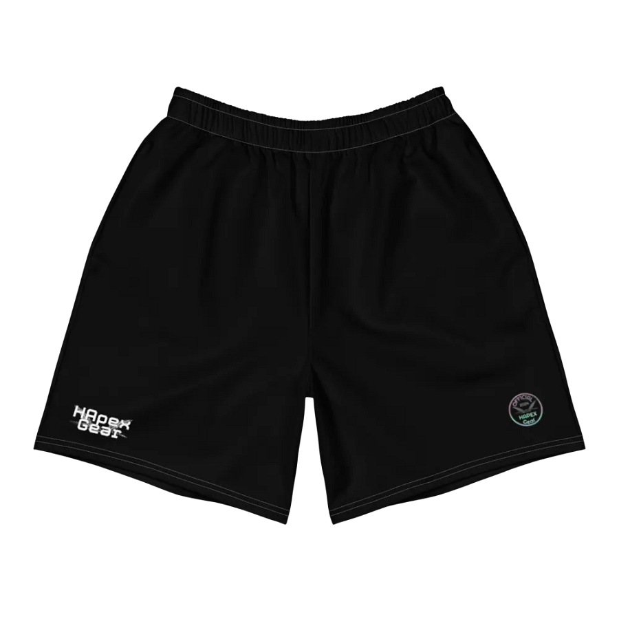 Athletic Long Shorts - Black - White HApex Gear White Logo product image (11)