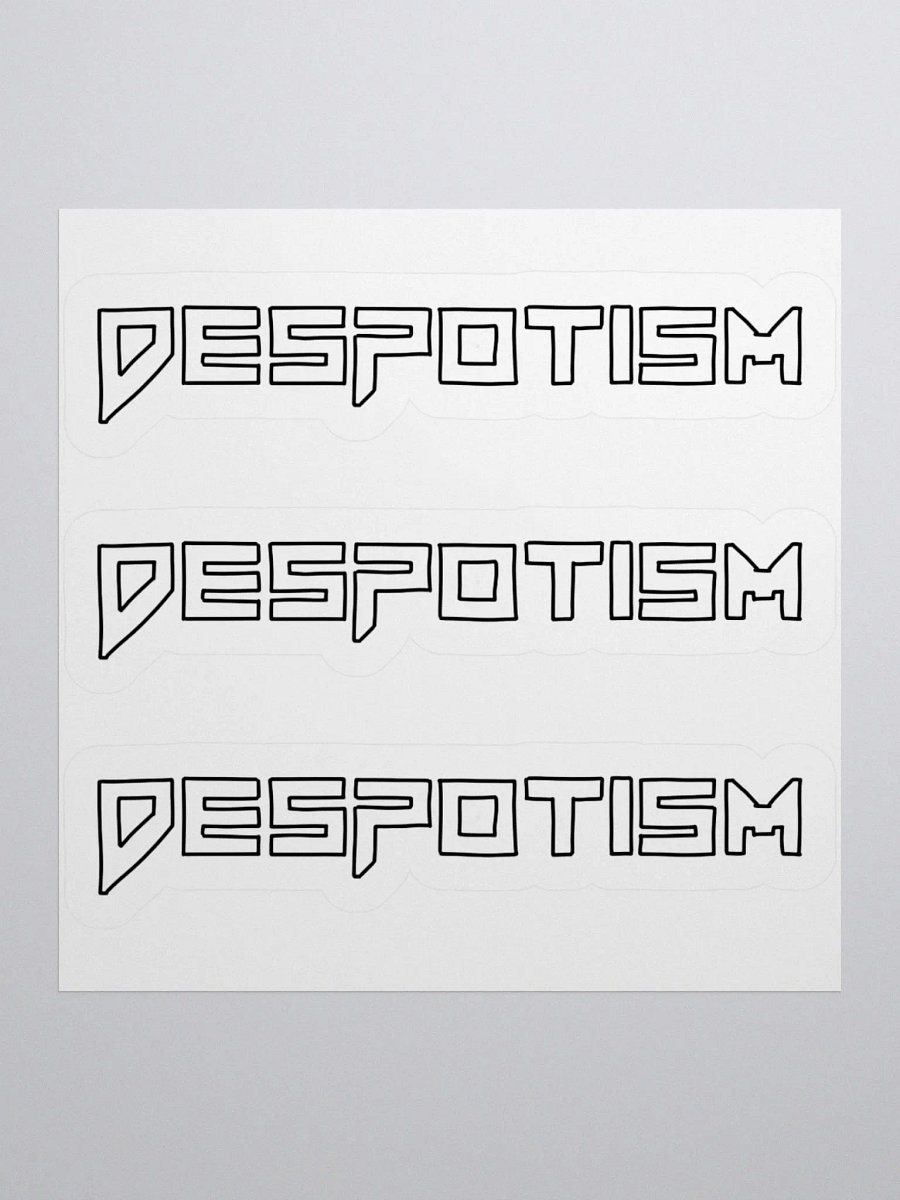 DESPOTISM Sticker Sheet product image (2)