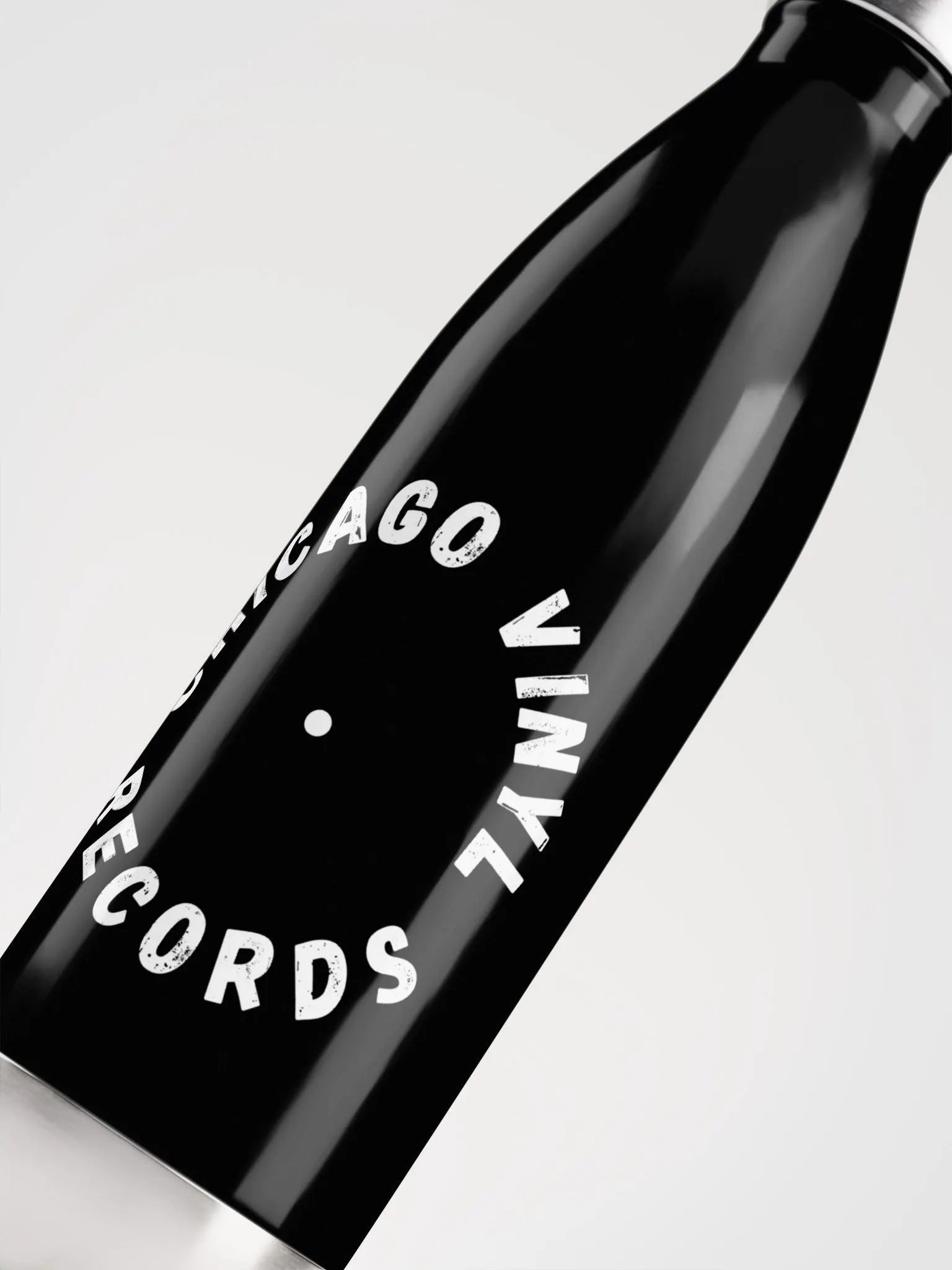 Chicago Vinyl Records Stainless Steel Bottle product image (5)