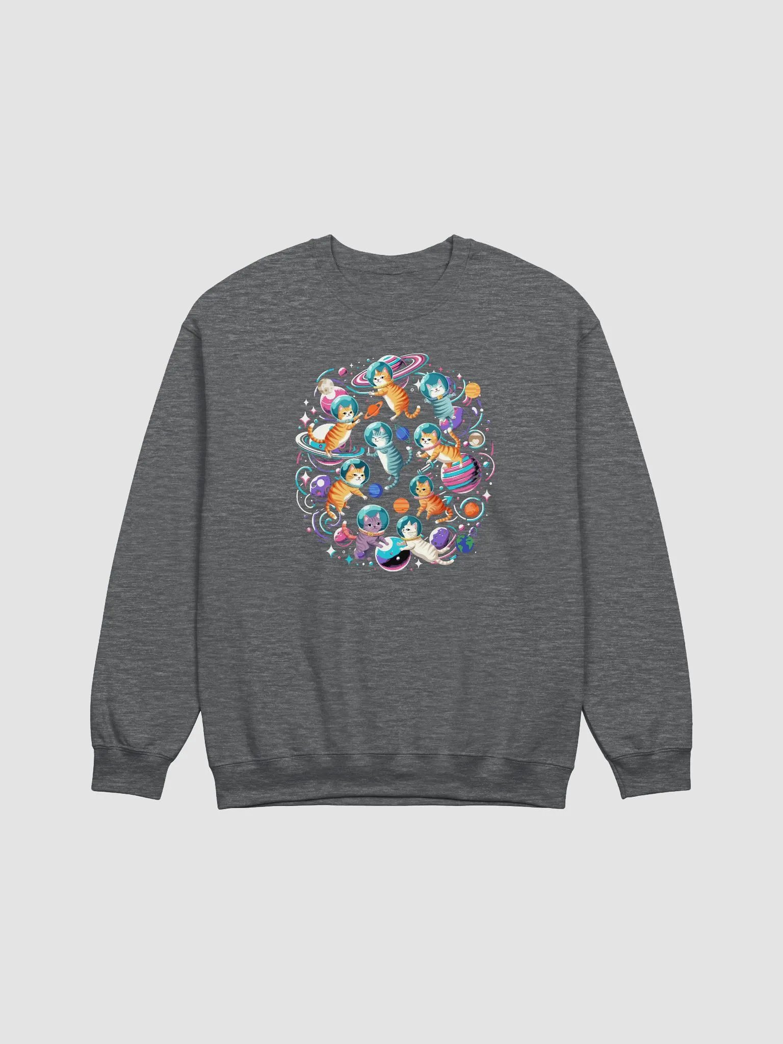 Cats In Space Adventure Crewneck Sweatshirt product image (3)