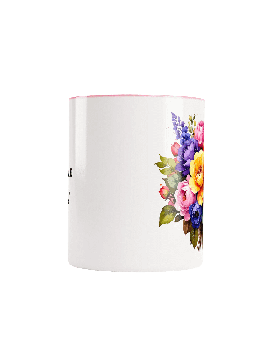 Columbia Road Market Peek-a-Boo Ceramic Mug (Pink Floral) product image (5)