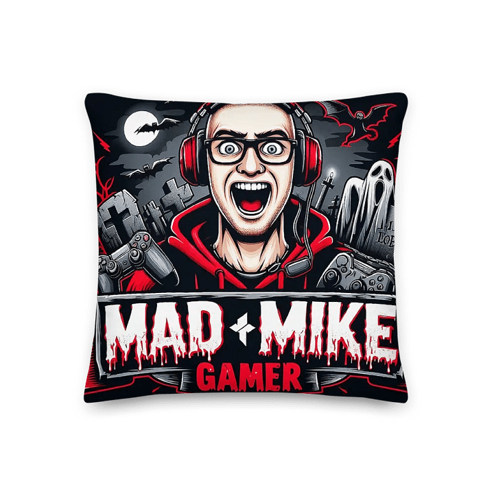 Spooky Gamer All-Over Print Pillow product image (1)